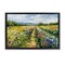 Stupell Industries Bright Hued Wildflower Path Floater Framed Canvas Wall Art Design by LSR Design Studio